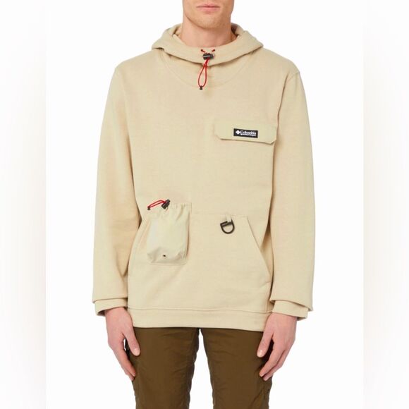 Columbia men’s field creek utility hoodie XXL tan colored with pockets - Picture 1 of 13